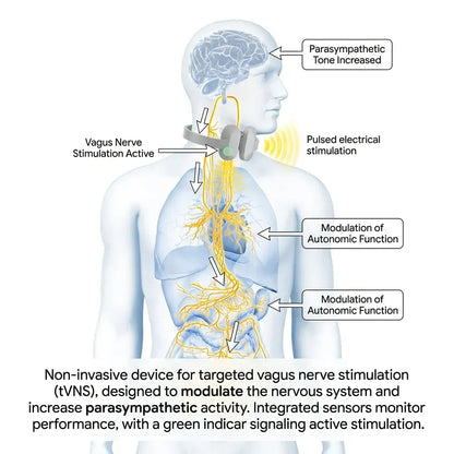 Buy Pulsetto vagus nerve stimulator: Help your body feel calm and sleep better in just 4 minutes a day